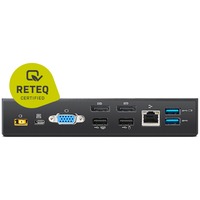 Lenovo ThinkPad USB-C Dock Refurbished dockingstation Zwart, Displayport, USB, LAN, VGA