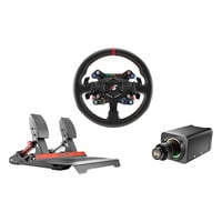 Simagic GT Neo X330R + Alpha EVO Sport + P700 Pedals stuur Zwart, Basis, stuur en pedalen