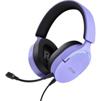 Trust GXT 490P Fayzo 7.1 USB-gamingheadset gaming headset Paars, PC, PlayStation 4, PlayStation 5