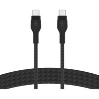 Belkin BOOSTCHARGE PRO Flex USB-C/USB-C-kabel Zwart, 1 meter