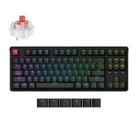 Keychron C3 Pro-H1, toetsenbord Zwart, US lay-out, Keychron Super Red, 80% TKL, RGB leds, Cherry Double-Shot PBT, hot swap, 8000 Hz