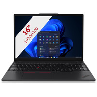 Lenovo ThinkPad T16 Gen 4 (21QE005AMH) 16" laptop Zwart | Core Ultra 7 255U | Intel Graphics | 16 GB | 512 GB SSD