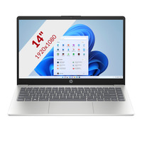 HP 14-ep1072nd (D18F8EA) 14"  laptop Zilver | Core 5 120U | Intel Graphics | 16 GB | 512 GB SSD
