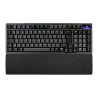 ASUS ROG Azoth 96 HE Gaming Keyboard Zwart, US lay-out (QWERTY), ROG HFX V2, 96%, RGB  USB 2.0 (TypeC to TypeA) RF 2.4GHz Bluetooth 5