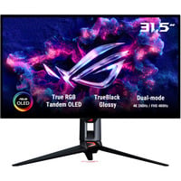ASUS ROG Swift PG32UCWM 31.5" 4K UHD gaming monitor Zwart, 2x HDMI, 1x DisplayPort, USB Hub, AMD Free-Sync