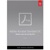Adobe Acrobat Standard DC software 12 maanden/1 apparaat, Meertalig