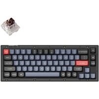 Keychron V2-A3 RGB mechanisch gaming toetsenbord Zwart, US lay-out (QWERTY), Keychron K Pro Brown, 65%, RGB leds, Double-shot PBT, hot swap