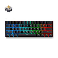 MCHOSE Ace 60 Pro Hall Effect Magnetic Switch Gaming Keyboard Zwart, US lay-out, KTEK Magnetic Max, 60%, RGB, Hot swap, PBT Keycaps, Hall Effect Sensor