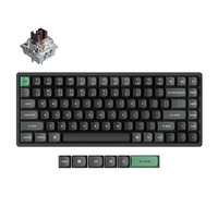 Keychron K2 Ultra 8K Wireless Custom Mechanical Keyboard Zwart, US lay-out (QWERTY), Keychron Apex Brown, 75%, RGB leds, OSA Double-shot PBT, USB-C | 2.4 GHz | Bluetooth 5.2