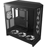 NZXT H9 Flow RGB+ midi tower behuizing Zwart (mat) | 2x USB-A | 1x USB-C | RGB | Tempered Glass