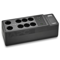APC Back-UPS BE500G2-GR - Noodstroomvoeding ups Zwart, 8x Schuko, 500VA, 1 USB oplader, 1 USB datapoort