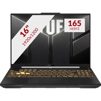 ASUS TUF Gaming FX607JV-N3108W 16"  gaming laptop Grijs | Core i7-13650HX | RTX 4060 | 16 GB | 512 GB SSD