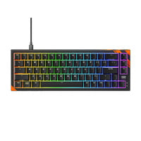 CHERRY XTRFY K5 Pro TMR mechanisch gaming toetsenbord Zwart, US lay-out (QWERTY), Cherry MK Crystal, 65%, 8K, Hot-swap, ARGB, Thick ABS