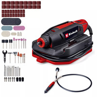 EINHELL TC-MT 150 E Slijp-/Graveermachine graveermachines Rood/zwart, Incl. 117-delige accessoireset in praktische opbergdoos