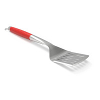 Kamado Joe Krafted stalen spatel Roestvrij staal/rood