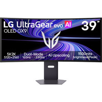 LG UltraGear evo OLED 39GX950B-B 39" 4K UHD Curved UltraWide gaming monitor Donkergrijs, 2x HDMI, DisplayPort, 2x USB-A, USB-C, 165 Hz / 330 Hz