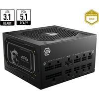 MSI MAG A750GL PCIE5 II, 750 Watt voeding  Zwart, 1x 12VHPWR, 3x PCIe, kabelmanagement