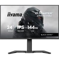 iiyama G-Master Black Hawk GB2441HSU-B1 23.8" gaming monitor Zwart, 144Hz, HDMI, DisplayPort, USB, Audio, AMD Free-Sync