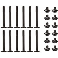 Alphacool Radiatorschroeven M3x30 mm / M3x5 mm schroevenset Zwart, 24-delig