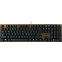 CHERRY KC 200 MX, toetsenbord Zwart/brons, US lay-out, Cherry MX2A Brown, ABS keycaps
