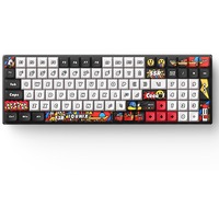 Iqunix F97 Graffiti Diary Wireless Mechanical Keyboard Zwart, US lay-out (QWERTY), TTC Gold Pink, 96%, RGB leds, Hot-swappable, PBT, 2.4GHz | Bluetooth 5.1 | USB-C