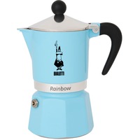 Bialetti Rainbow espressomachine Lichtblauw, 6-kops