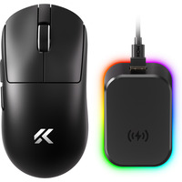 MCHOSE A7 V2 Ultra+ gaming muis Zwart, 42.000 DPI, 8K, 2.4 GHz / Bluetooth / USB-C