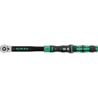 Wera Click-Torque Lock A 3 R/L draaimomentsleutel Zwart/groen, Instelbaar, Torque Lock functie, doorsteekvierkant (1/2"), rechtsom en linksom vastdraaien, 40-200 Nm