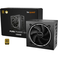 be quiet! Pure Power 13 M 1000W voeding Zwart, 1x 12-Pin High Power GPU, 4x PCIe, Kabel-Management
