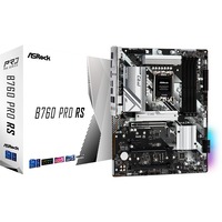 ASRock B760 PRO RS socket 1700 moederbord Wit/zwart, RAID, 2.5 Gb-LAN, Sound, ATX