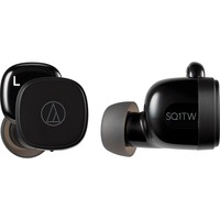 Audio-Technica ATH-SQ1TW Draadloze oortjes hoofdtelefoon Zwart, Bluetooth 5.0