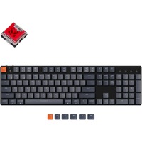 Keychron K5SE-D1, toetsenbord Zwart/grijs, US lay-out, Keychron Low Profile Optical Red, white leds, ABS, Bluetooth 5.1, hot swap