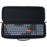 Keychron K5 Version 2 / K5 Pro / K5 Max / K5 SE aluminum frame Keyboard Carrying Case tas Zwart