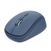 Trust Yvi+ Draadloze Muis Compact Blauw, 800-1600 Dpi, 2.4GHz, Bluetooth, Stille Knoppen 