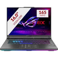 ASUS ROG Strix G16 G614JZ-N3012W 16"  gaming laptop Grijs | i7-13650HX | RTX 4080 | 16 GB | 512 GB SSD