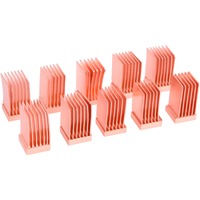 Alphacool GPU RAM Copper Heatsinks Koper, 10 stuks, 6,5 x 6,5 mm