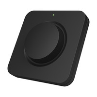 KlikAanKlikUit AWRT-1000Z Draadloze Draaiknop Dimmer  Zwart, Overal te Plaatsen, Dimgeheugen
