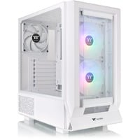 Thermaltake Ceres 350 MX - Snow midi tower behuizing Wit | 2x USB-A | 1x USB-C | RGB | Tempered Glass