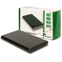 Inter-Tech GD-25010 externe behuizing Zwart, 2,5" SSD, USB-C