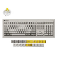 Keychron R6-M4 QMK Wireless Mechanical Keyboard Grijs, US lay-out (QWERTY), Keychron Super Banana, 100%, RGB, Cherry PBT, Hot swap, 2.4 GHz / Bluetooth 5.3 / USB-C