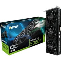 Palit GeForce RTX 5060 Ti Infinity 3 OC 16GB grafische kaart DLSS 4, 3x DisplayPort, 1x HDMI 2.1