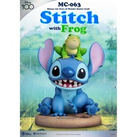 Beast Kingdom Disney: Lilo and Stitch - Master Craft Stitch with Frog Statue decoratie 