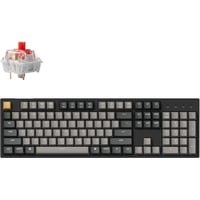 Keychron C2 Pro-M1, toetsenbord Zwart, US lay-out, Keychron K Pro Red, RGB leds, Double-shot PBT, hot swap