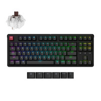 Keychron C3 Pro-H3 RGB mechanisch toetsenbord Zwart, US lay-out (QWERTY), Keychron Super Brown, 80% (TKL), RGB leds, Cherry Double-Shot PBT, hot swap, 8000 Hz