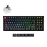 Keychron C3 Pro-H3, toetsenbord Zwart, US lay-out, Keychron Super Brown, 80% TKL, RGB leds, Cherry Double-Shot PBT, hot swap, 8000 Hz