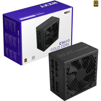 NZXT , 1000 Watt voeding  Zwart