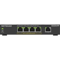 Netgear 5-port Gigabit Ethernet PoE+ Unmanaged Switch (GS305PP)  Zwart