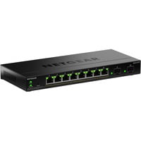 Netgear Netgear S350 8P GE POE+ SMART SWITCH Zwart