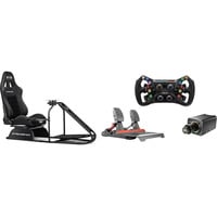 Simagic Alpha EVO Bundel Zwart, Basis, stuur, pedalen en cockpit
