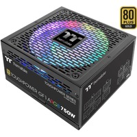 Thermaltake Toughpower GF1 ARGB modulaire 750 watt voeding  Zwart, 4x PCIe